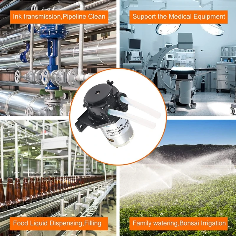 12 В DC дозирующий насос перистальтическая дозирующая головка с разъемом для Arduino