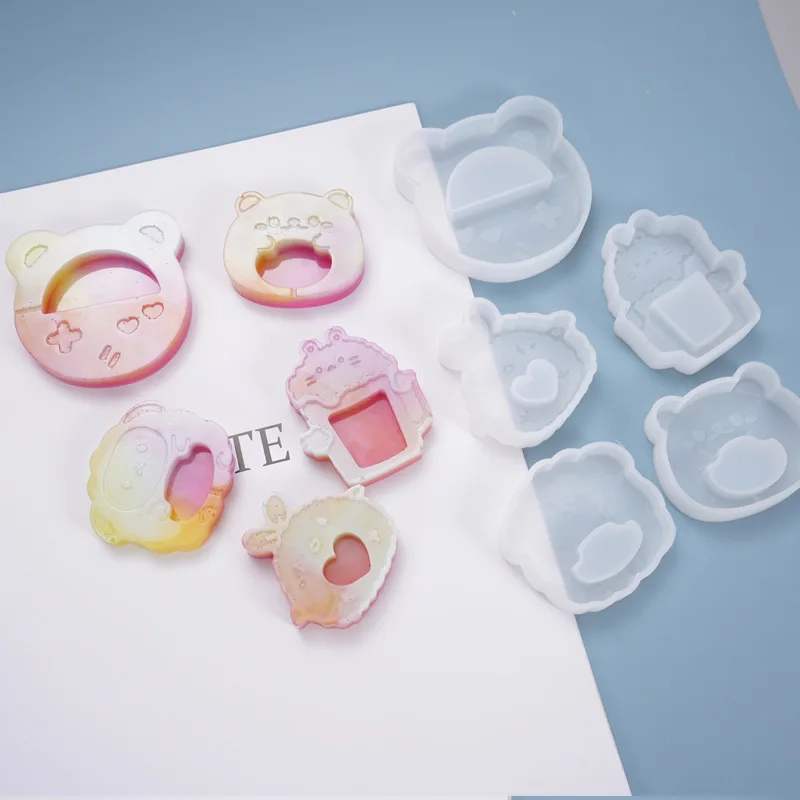 Эпоксидная форма сделай сам из смолы милая кукла Тума украшения для пивных