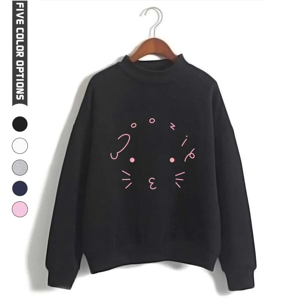 New Korean Fashion Kpop Clothes SEVENTEEN Sweatshirts Hip Hop Streetwear Harajuku Kawaii K-pop Hoodie Female Turtleneck Tops | Мужская