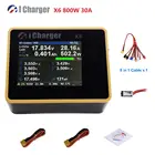 Зарядное устройство iCharger X6 800Вт, 30 А, балансирующее, ЖК-экран