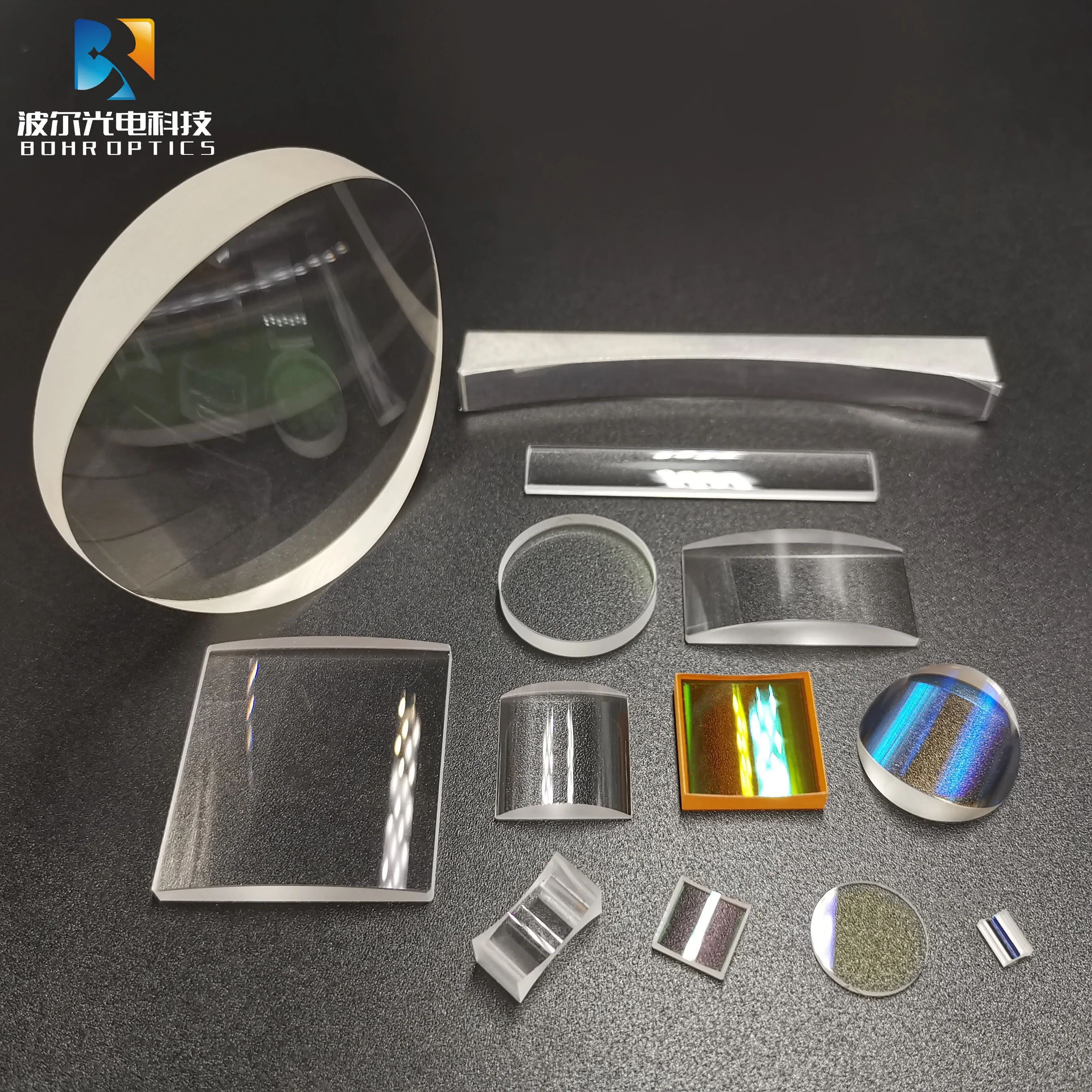 Плоская выпуклая цилиндрическая линза УФ плавленый силикагель оптическое