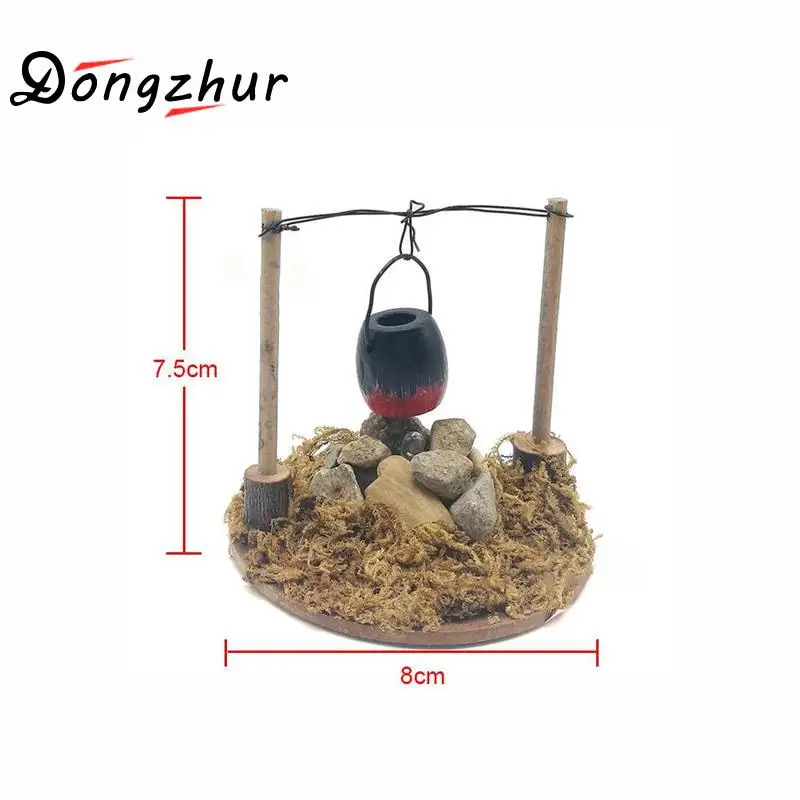 

Dollhouse Simulation Miniature Hanging Stove Model Dollhouse Garden Hanging Stove Scene Ornament 1:12 DIY Doll House Accessories