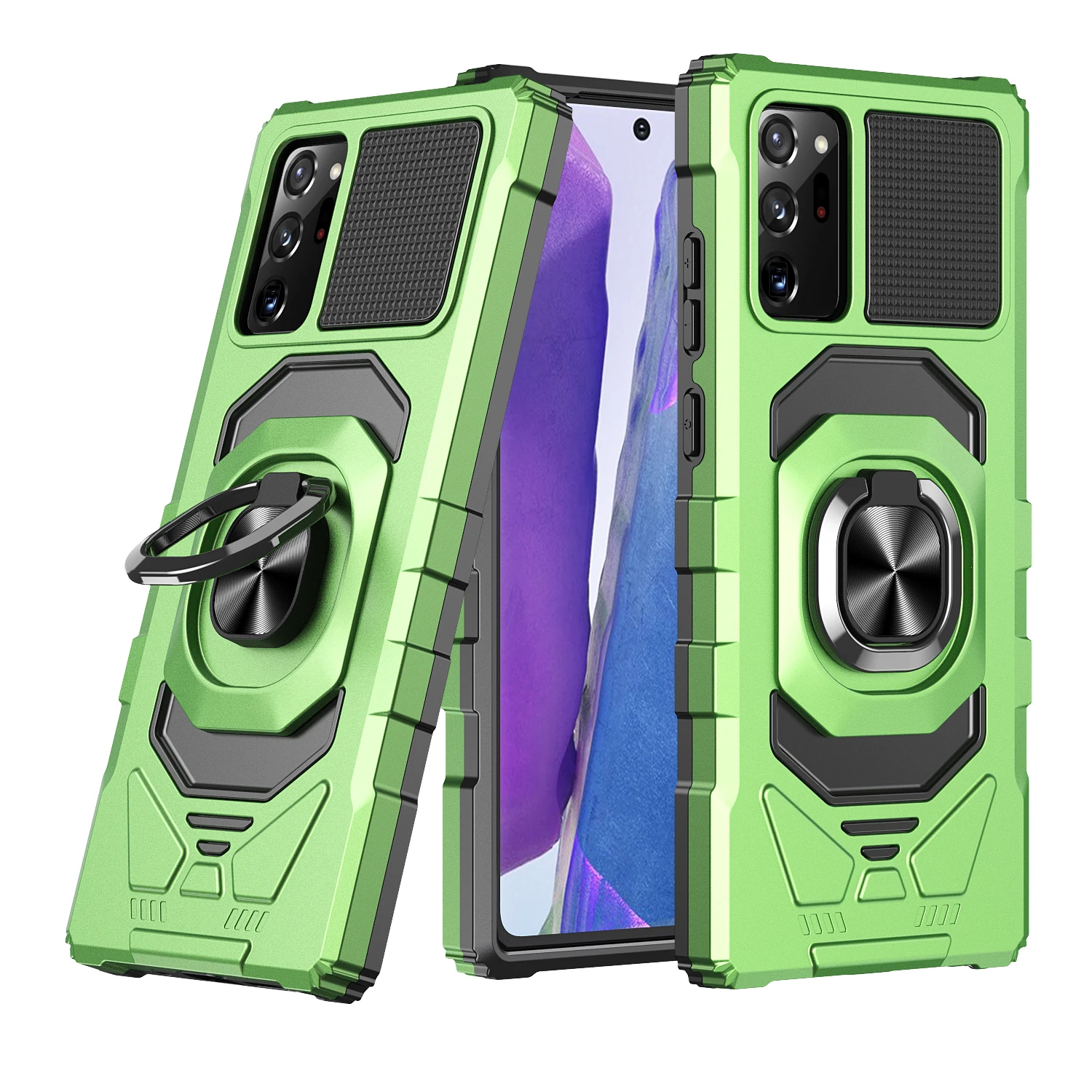 

Armor Shockproof Phone Case For Samsung Galaxy Note 20 A21S F62 A01 A11 A51 A71 A02 A02S M62 Plus 4G Bracket Protection PC Cover