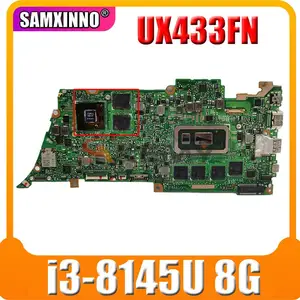 ux433fn motherboard i3 8145u 8gbram mx150 v2g for asus zenbook ux433fn ux433f u4300f ux433fa laotop mainboard 100 test free global shipping
