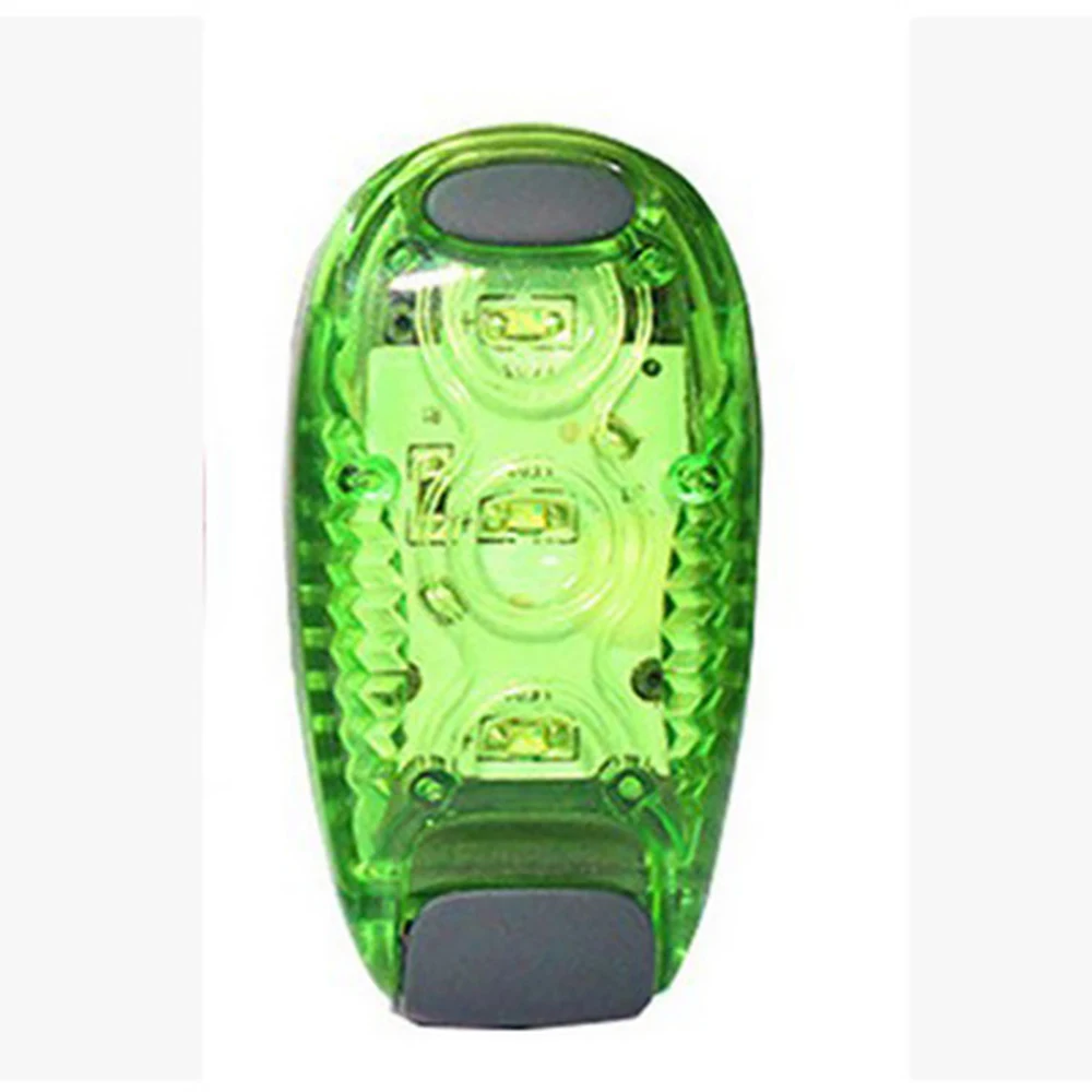 Super Bright 3 LED Bike Light Taillight Safety Warning Bicycle Rear Lamp Mountaineering Backpack Helmet Running Lights 2 Modes | Спорт и