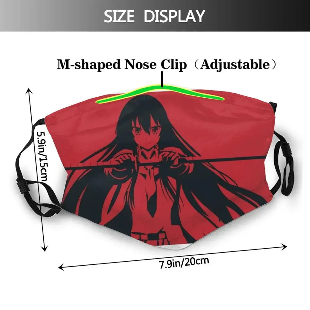 Маска убийцы Akame Ga модные маски маска меч с красными глазами ночной рейд Raoult Konosuba
