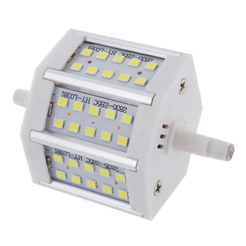 R7S 15 Вт 30 SMD 78 мм 2835 светодиодный светильник с регулируемой яркостью чистый