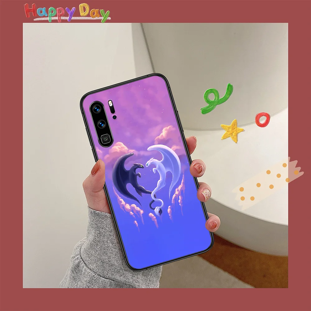 

How to Train Cute Your Dragons Phone Case For HUAWEI P 9 10 20 30 40 Lite smart Pro Z 2019 Nova 5T 6 7 i black Waterproof Trend