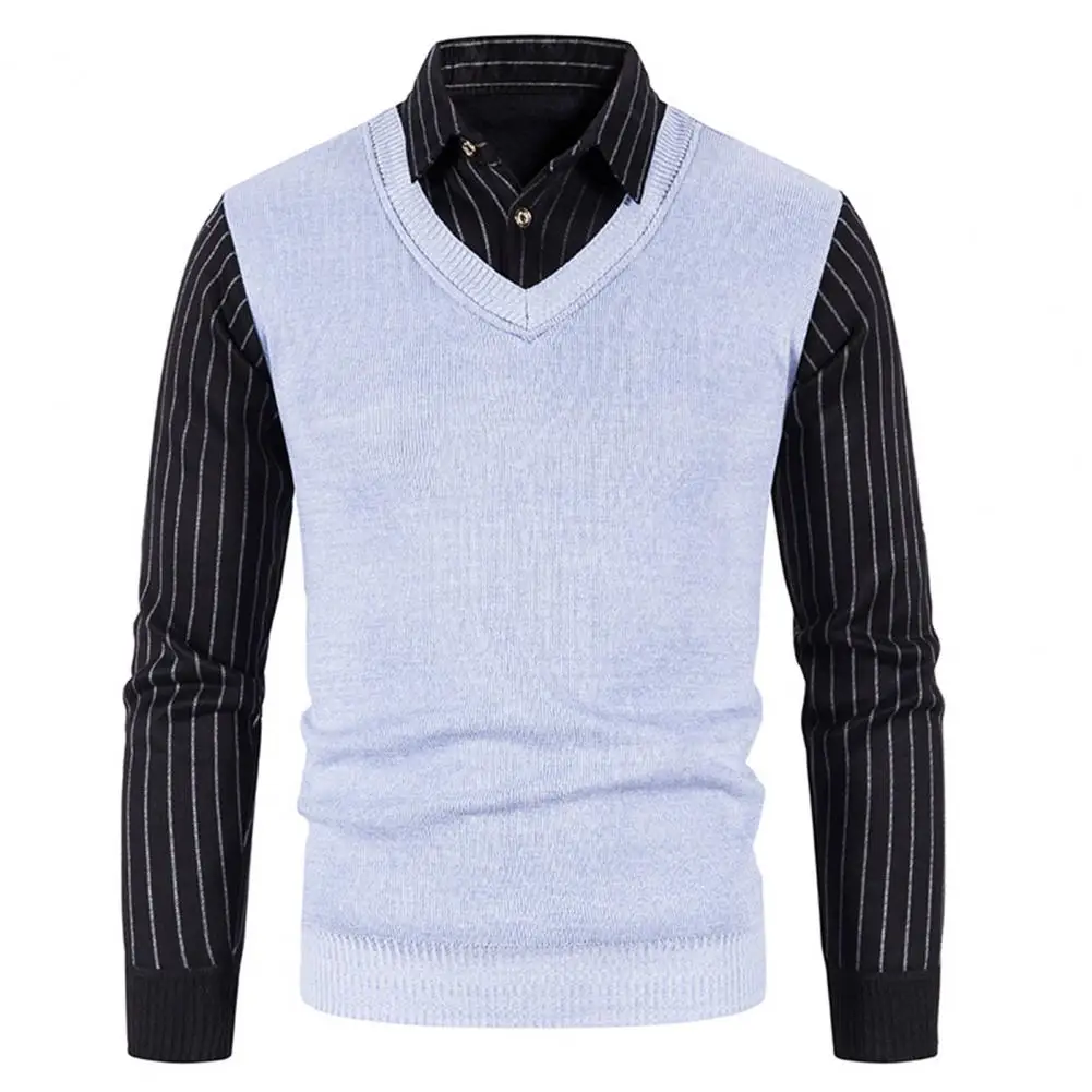 

Long-lasting Men Sweater Large Size Fine Workmanship Men Tops Warm White Male Shirts Tops