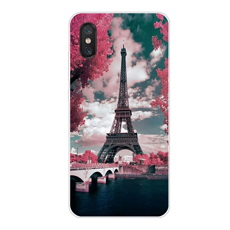 Лимонно-желтый Для Xiaomi mi 8 Pro Чехол для телефона мягкий силиконовый принт задний Чехол бант для Xiaomi mi 8 Lite mi 8 SE mi 8 Pro mi 8 Lite чехол - Цвет: Лимонно-желтый