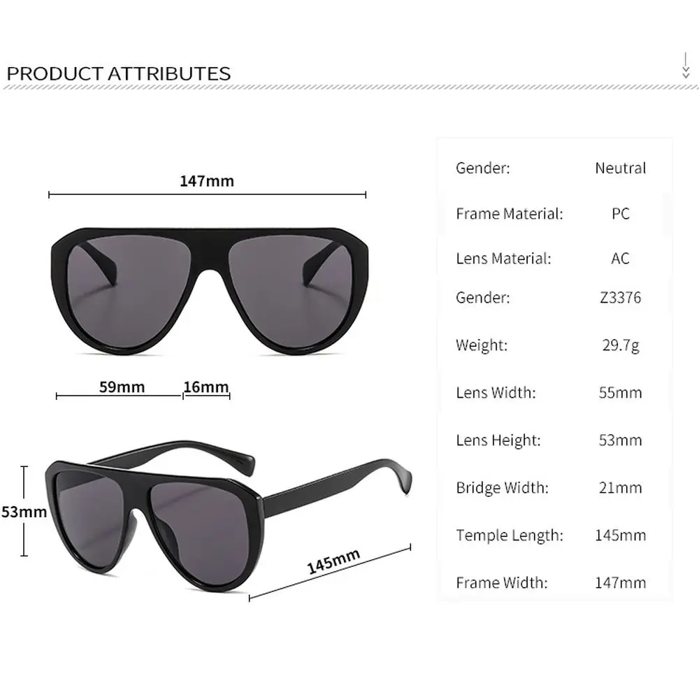 

WOENFEL Vintage Sunglasses Women Designer Luxury Brand Sun Glasses Classic Retro Round Big Frame Oval Travel Female Eyewear