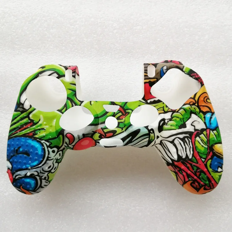 100 шт. силиконовый Камуфляжный защитный чехол для PS4|Запасные части| |