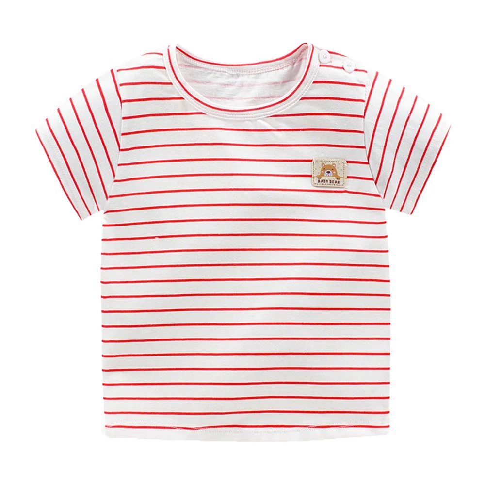 

Children's Clothing Boys Girls Short-sleeved Round Neck Printed T-shirt Cartoon Cotton Summer