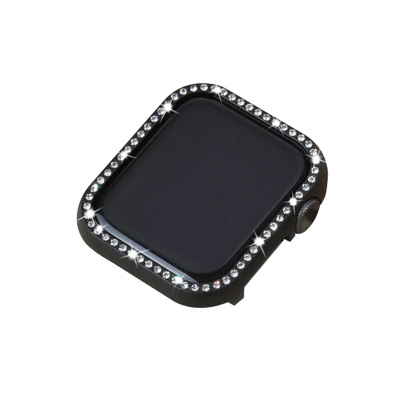 ProBefit блестящее со стразами защитный чехол для Apple Watch Series 3 2 1 38 мм 42 мм Чехлы для iWatch 5 4 Металлический Чехол