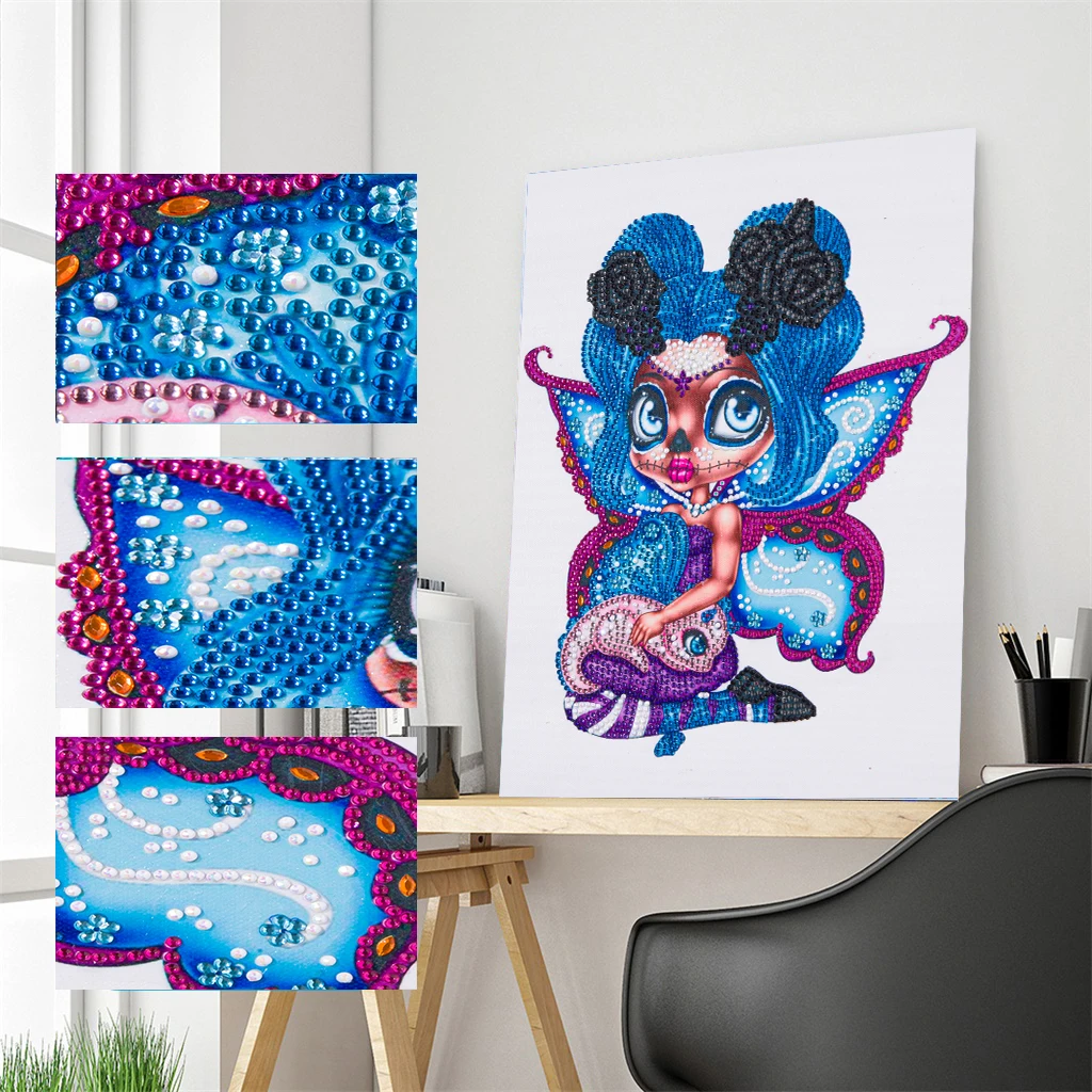 Набор для алмазной вышивки Бабочка картина стразами особой формы 5D сделай сам