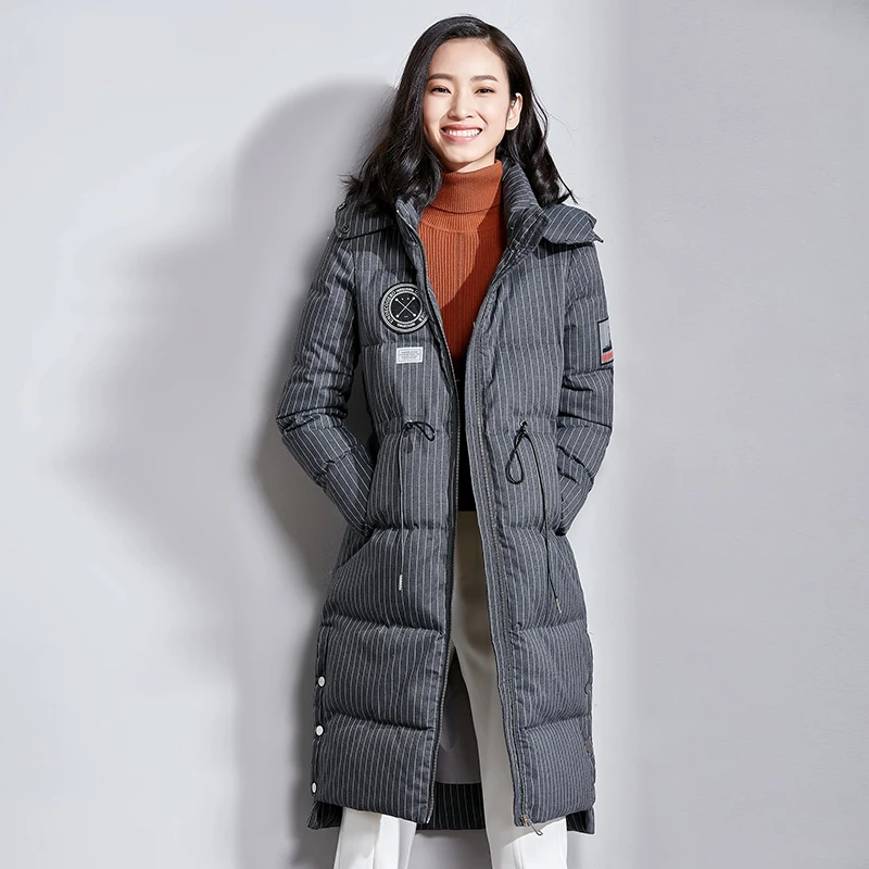 Parka Winter Women 2020 White Duck Down Coat Female Puffer Jacket Korean Parkas Mujer VIM19D6061 YY2042 | Женская одежда