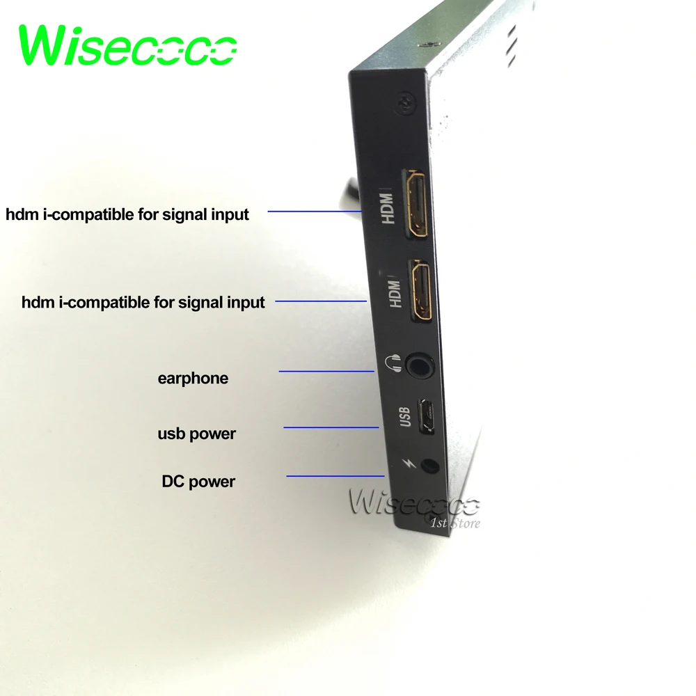 Wisecoco 12.6 Inch Touch Monitor Long Strip Display 1920*515 Aida64 Advertising Screen With Case NV126B5M-N41 IPS Displays - купить по