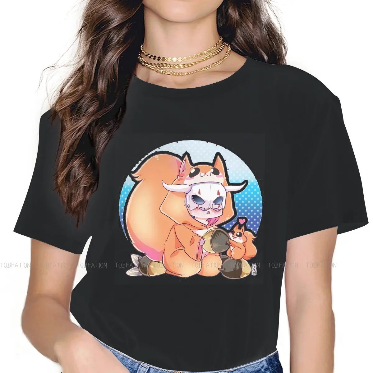 

Ao Kigurumi Shin ah O Neck TShirt Akatsuki No Yona Japanese Adventure Anime Pure Cotton Classic T Shirt Girl Tops Fashion Fluffy