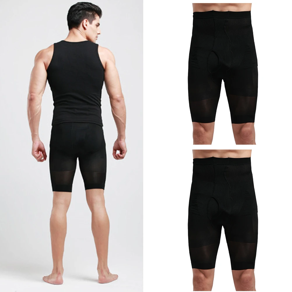 

Men Abdominal High Waist Underwear Slimming Body Girdles Shaping Shorts
