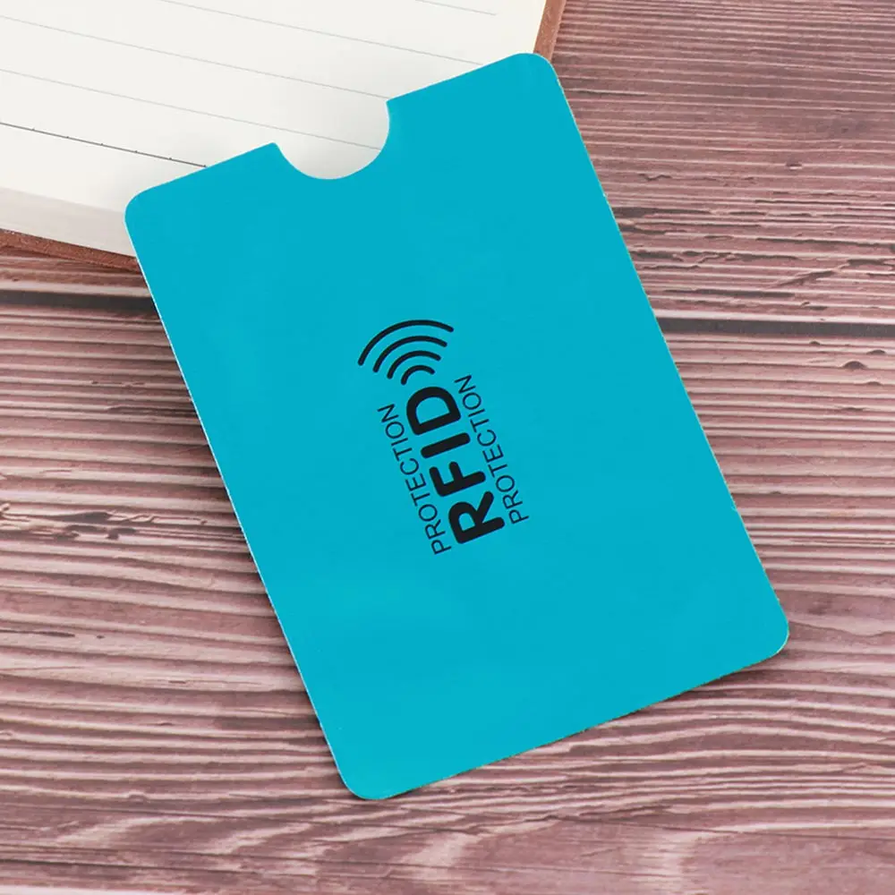 5PCS/Pack Anti Rfid Blocking Reader Lock Card Holder ID Bank Case Smart Anti-theft Credit Protection Aluminium | Багаж и сумки