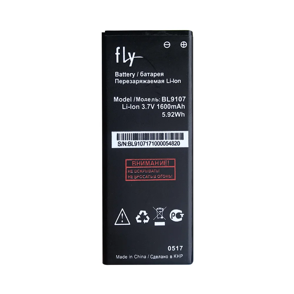 Новая батарея для FLY 5S BL9107 мобильный телефон аккумулятор + номер отслеживания в