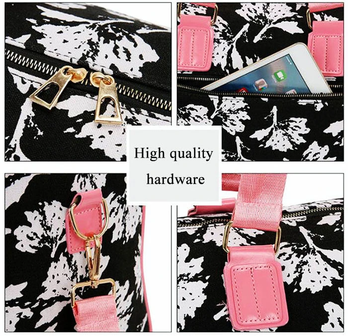 New Flowers Women Gymtas Yoga Bolsa Waterproof Sports Bags Shoes Men Gym Bags For Training Bag Tas Fitness Travel Sport Handbag