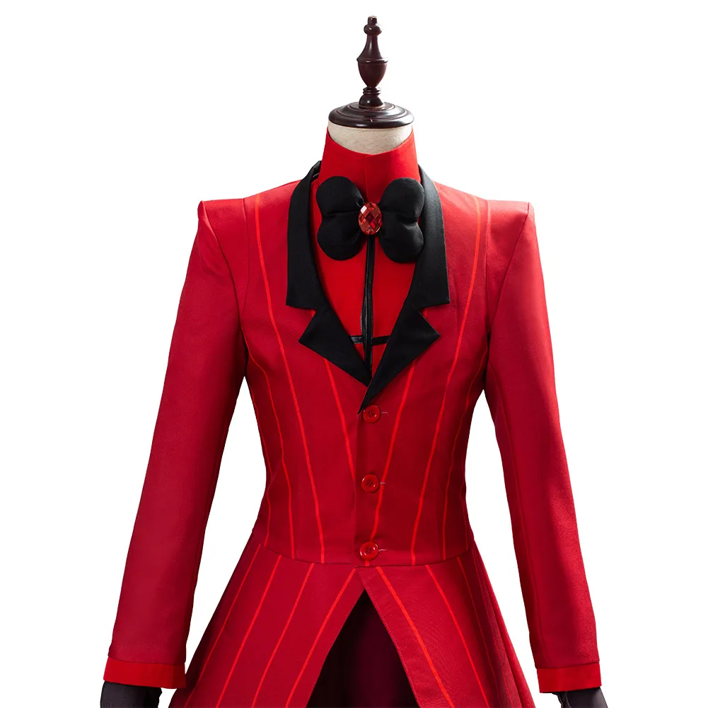 Костюм для косплея ALASTOR красный костюм униформы мужчин и женщин карнавальный на