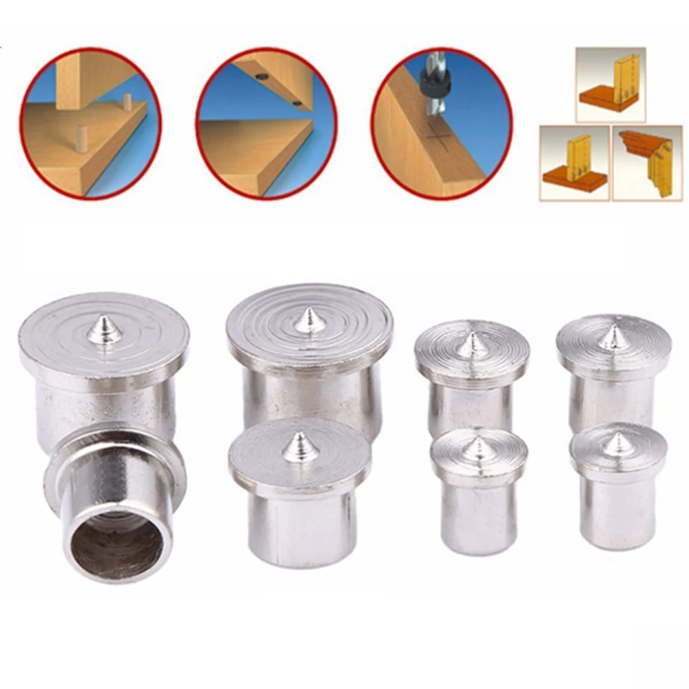 

8pcs Locator Dowel Centre Point Drill Bits Wood Timber Marker Hole Hollow Repair