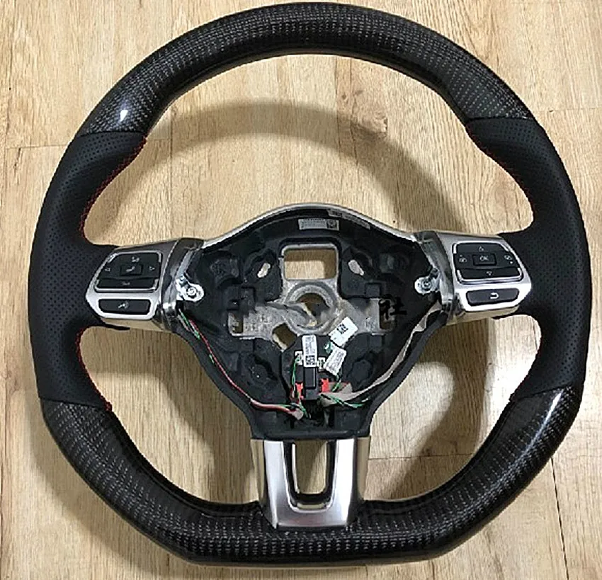 Рулевое колесо из углеродного волокна для PQ Golf 6 G T I GTD R MK6 J etta GLI Scirocco GTS 2 0 2008