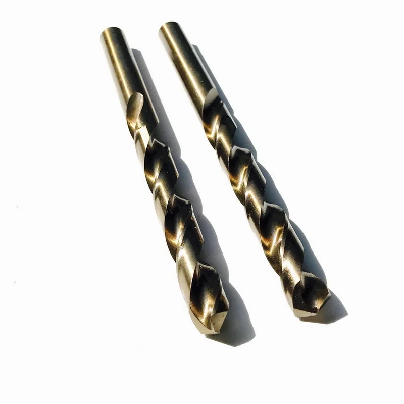 

2PCS/pack 11.5*151mm TIN coated CNC grinded HSS M35 Co5% twist drill bits straight Shank for hard SS/steel/cast steel iron alum