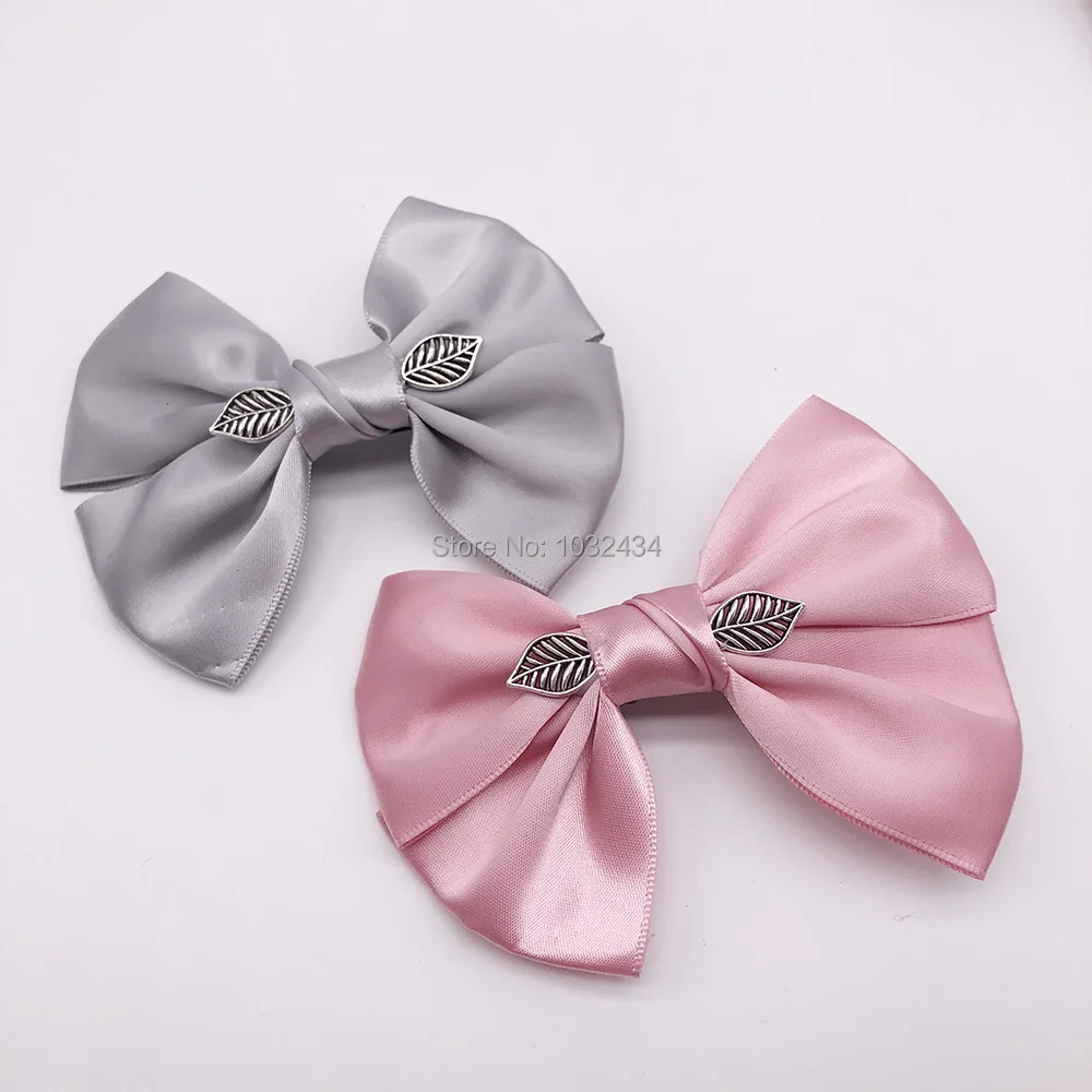 

60 pcs/lot Bow Clips Hair bows Hair Clips Hand-Tied Bow Hair bow Hairgrips Kids Girl's Hair Accessory