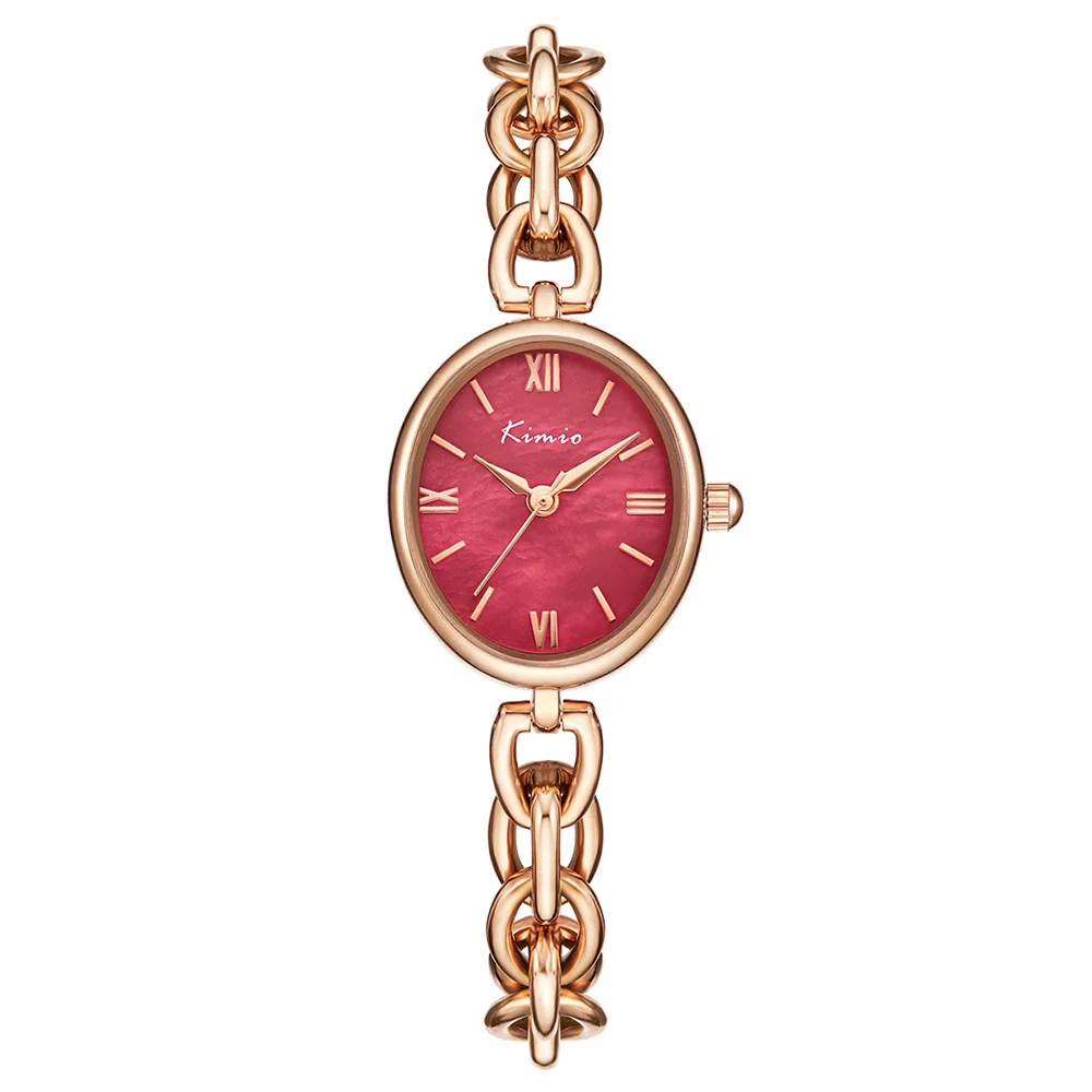 

Watch Ladies Fashion Simple Temperament Retro Oval Ins Bracelet Watch Female
