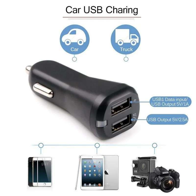 Магнитный автомобильный FM передатчик 5 мм Bluetooth MP3 плеер двойное автомобильное