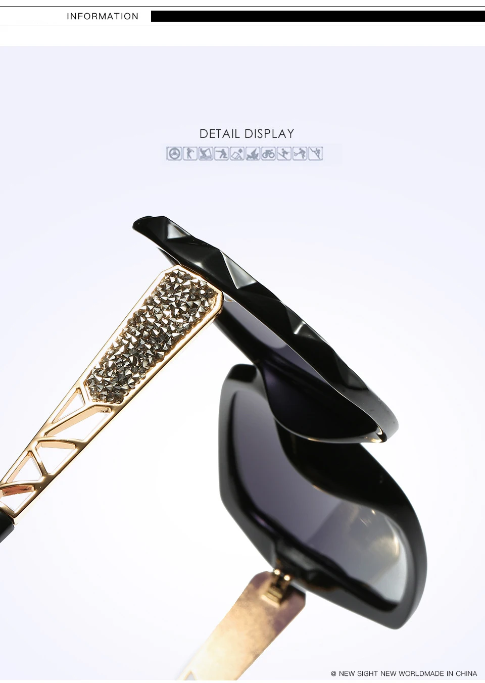 Очки солнцезащитные женские поляризационные роскошные брендовые дизайнерские