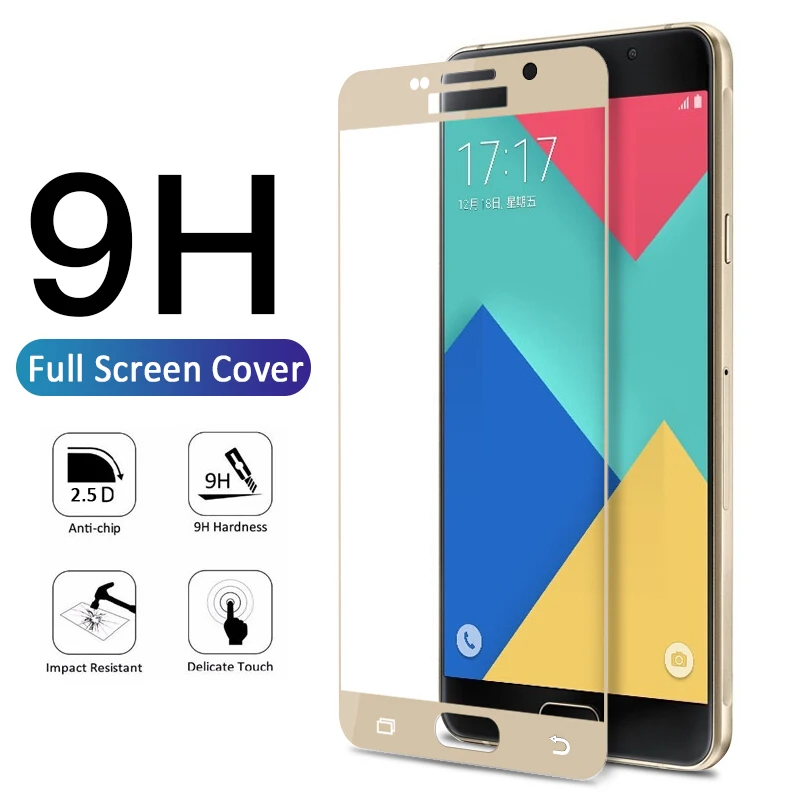 Защитное стекло 9D с полным покрытием для Samsung Galaxy S6 S7 J3 J5 J7 2017 2016 A3 A5 A7 пленка из