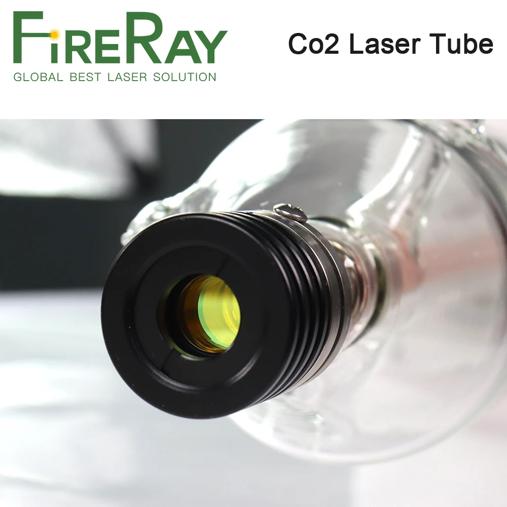 FireRay Yongli A6s 130W CO2 лазерная стеклянная трубка Деревянный чехол длина 1650 диаметр 80 мм