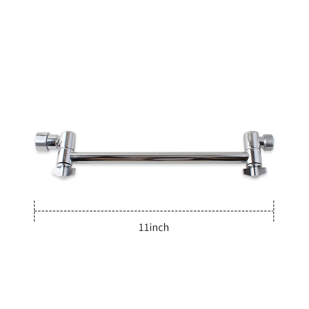 Хромированная насадка для душа удлинитель набор серебряная настенная крепление