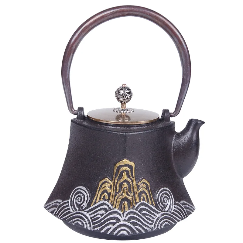 

Teapot, iron teapot, hot water teapot, teapot 1200 ml water, kung fu tea set.