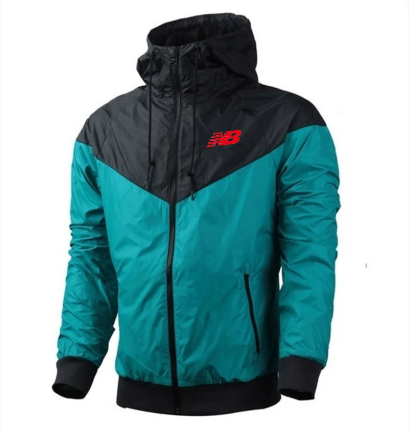 

2021 NB Summer Men's Custom Hoodie Lightweight Jacket Hip Hop Men's Printed Harajuku Windbreaker Jacket