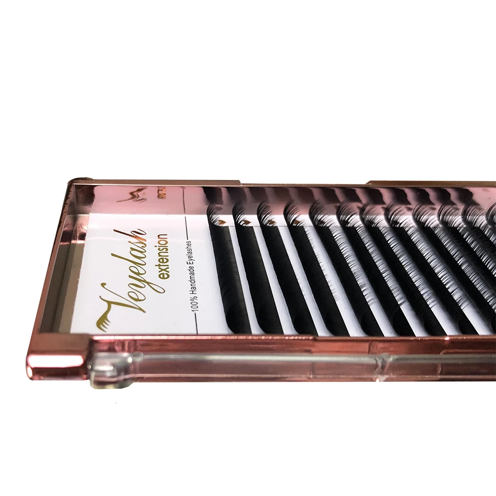 VLASH 12 линий шелковые накладные ресницы из искусственной норки русский объем