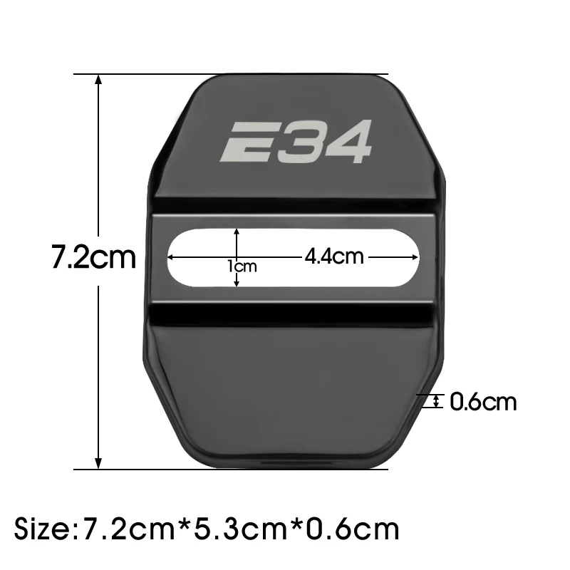 Автомобильный Стайлинг Авто Дверной замок защитный чехол с пряжкой для BMW E28 E30 E34