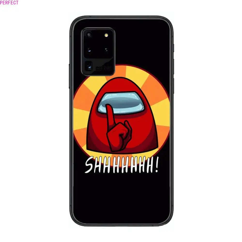 

Space Game between us Phone cover hull For SamSung Galaxy S 6 7 8 9 10 20 21 Plus Edge E note 5G Lite Ultra black soft bumper