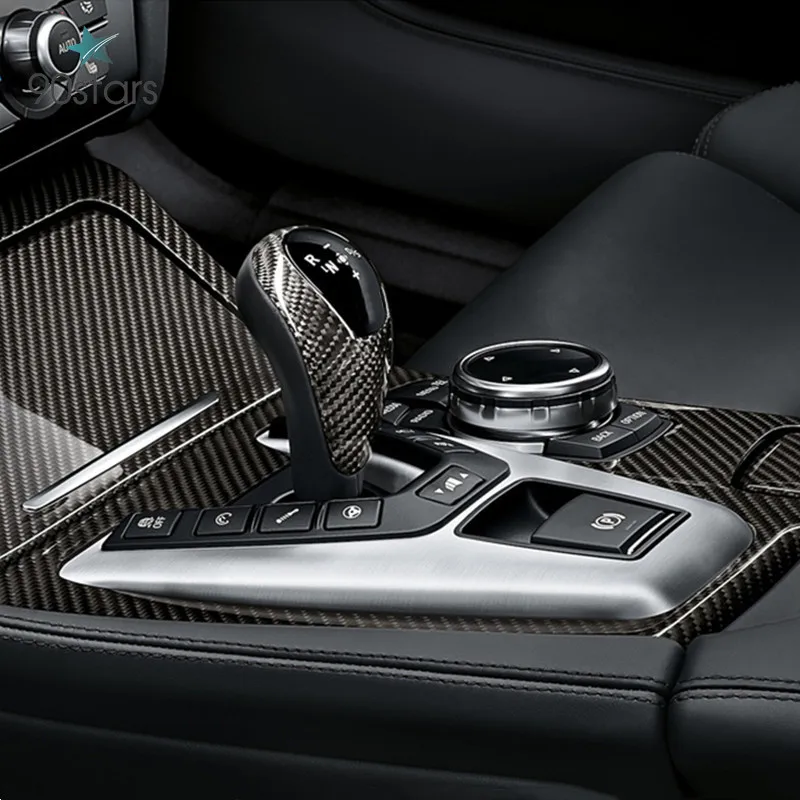 Реальные углеродного волокна Шестерни рукоятка переключения рукав Накладка для