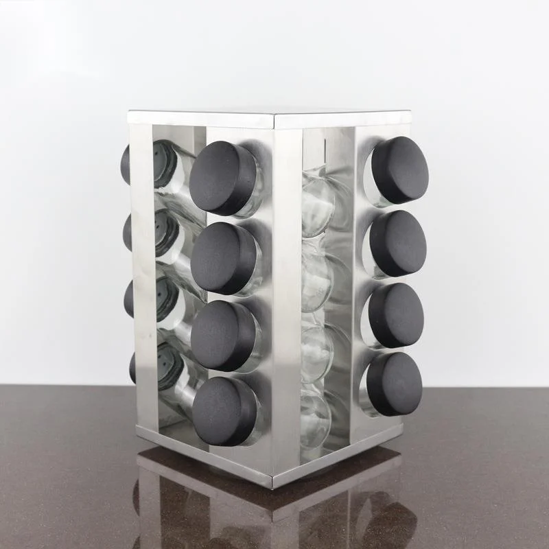 

16 шт./набор, вращающаяся стойка для бутылок, из нержавеющей стали