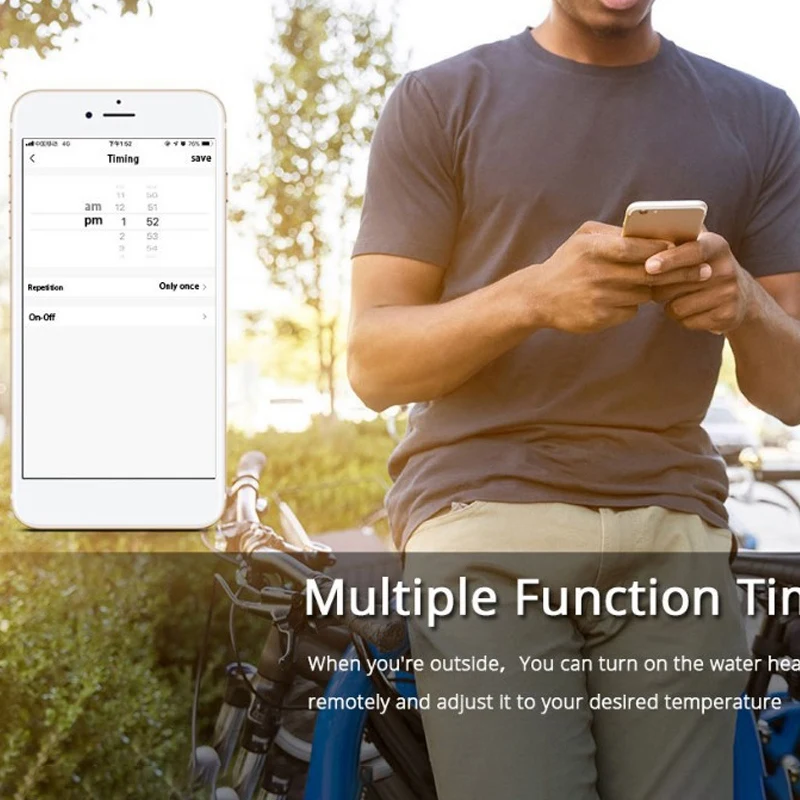 Wi-Fi котел умный переключатель водонагреватель Tuya Smart Life App дистанционного