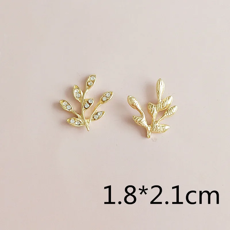 10 шт./лот полностью Хрустальный лист сплав принадлежности для рукоделия стразы