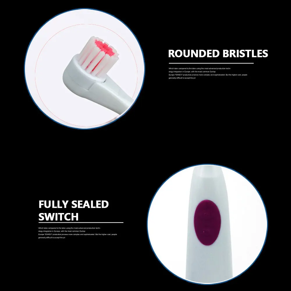 Электрическая зубная щетка перезаряжаемая моющаяся электронная отбеливающая