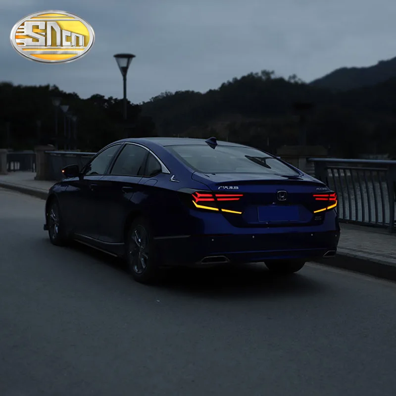 Светодиодный задний светильник s для Honda Accord 2018 2019 10 й DRL динамический сигнал