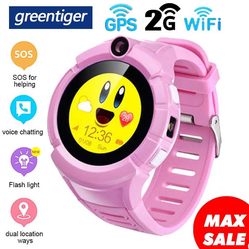 Greentiger Q360 gps Детские умные часы камера SOS анти-потеря Wi-Fi расположение Детские умные часы монитор трекер детские наручные часы Vs Q50