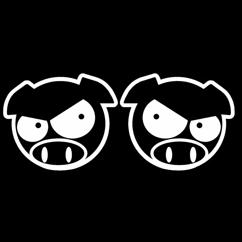 

18cm Evil Rally Pigs Sticker Decal Vinyl Animal PatternTrunk Car Sticker